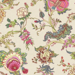 Textiles français Oriental Tree of Life 280 cm wide fabric Multicolour - Picture 1 of 7