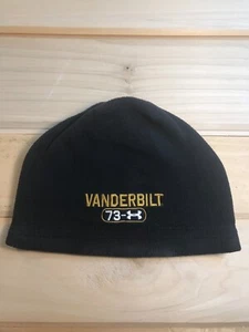 Vanderbilt Commodores Winter Cap Beanie Under Armour Black OSFM NCAA - Picture 1 of 6