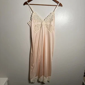 Nachthemd Schlupfkleid Vintage hellrosa keine Größe (siehe Maße) - Bild 1 von 10