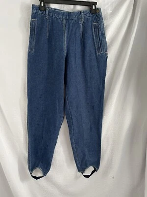 Pantalones de mezclilla Lizwear de colección años 80 cintura alta estribo talla 12 P mamá elásticos 30"x28" Foto 1 de 4