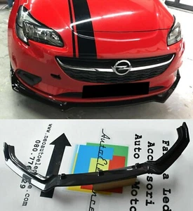 OPEL CORSA E DIVISOR DEBAJO DEL PARACHOQUES DELANTERO EN ABS LOOK DEPORTIVO HOJA - Imagen 1 de 8