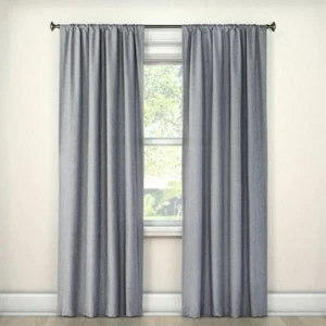 Room Essentials Light-Blocking Curtain Panel Gray 42" x 63" Unused - Picture 1 of 5