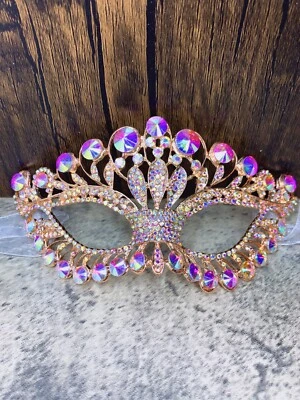 Venetian Mardi Gras Mask, Prom, New Year, Valentine, Masquerade Ball Party, Gift - Image 1 of 4