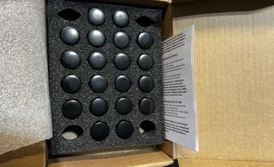 黑色 NOS 雪佛兰 Corvette C8 C7 原始设备制造商通用车轮凸耳螺母 84448918 (20) 全新 — 第 1/4 张图片