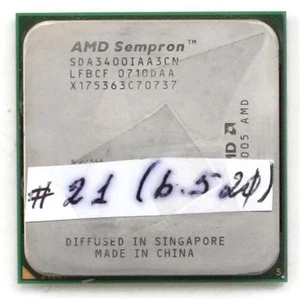Cpu amd sempron sda3400iaa3cn lfbcf 0710daa - Picture 1 of 2