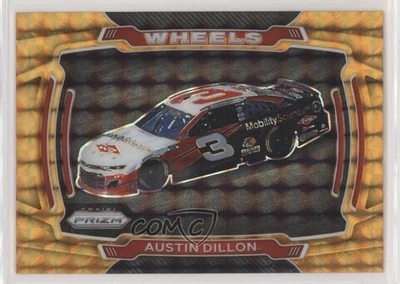 2021 Panini Prizm Wheels Reactive Orange Prizm Austin Dillon #70 - Image 1 of 2