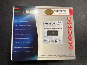 Shinybow SB-1110 2x1x8 VGA Distribution Amplifier New In Box NOS New Old Stock - Picture 1 of 4