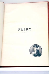 LIVRE ANCIEN HERVIEU FLIRT ILLUSTRATIONS AQUARELLES 1906 - Picture 1 of 6