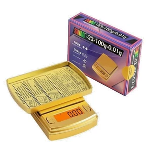 Swag Scale 100g x 0,01g - Swag 23 Gold - Bilancia tascabile digitale, gioielli, erbe - Foto 1 di 1