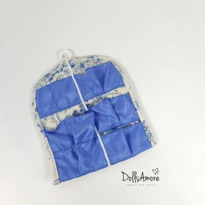 Borsa porta indumenti scarpe bambola vintage adatta 8-9" scarpe bambole moda (NO DOLL) #D12 - Foto 1 di 4