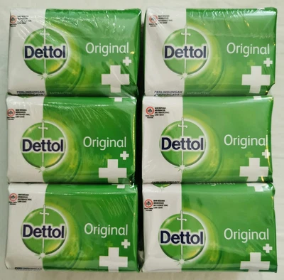 Jabón Antibacteriano Original Dettol, 3.5 Onzas/100 Gr (Pack de 6) Foto 1 de 4