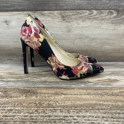 Nine West Women's Pointy Toe Classic Solid Black Leather 3'' Heel's  Size 7M - Image 1 of 4