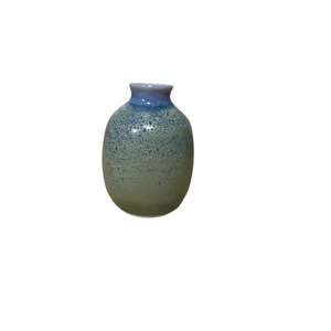 Handcrafted Art Pottery Mini Vase Signed 3.75" H Colorful - Picture 1 of 5