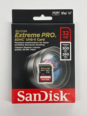 SANDISK EXTREME PRO 32GB SDHC 300MB/S - Image 1 of 2