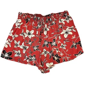 Apt 9 Hawaiian Short Pull On Elastic Waist Womens Medium - Picture 1 of 7