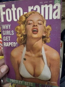 Foto-Rama June 1957 Eve Meyer Cover, Controversial Cover Text, Rare/bagged - Bild 1 von 1
