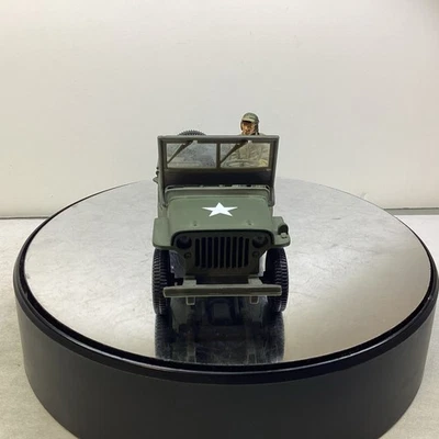 Gate 1:32 Diecast WW2 USA Army Green Willy's Jeep br91107 - Image 1 of 4