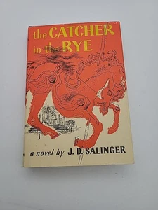 The Catcher in the Rye by J.D. Salinger 1951 Edition Dust Jacket HC Blind Stamp - Picture 1 of 21