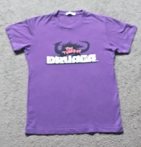 T-Shirt The Tower of Druaga Purple T-shirt Brand: UT vintage pre-owned Size M - Picture 1 of 8