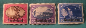 1945 Basutoland-Victory/Peace MNH South Africa Postage with Basutoland Overprint - Picture 1 of 2