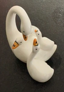 Vintage Meico Mutter und Cygnets Familie Figur - Bild 1 von 5