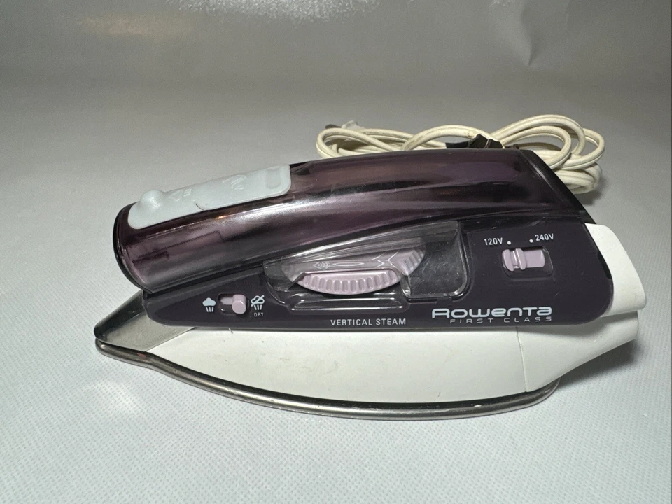 Rowenta первого класса компактный путешествий мини железа 120V-240V сухой/пар проверен - Изображение 1 из 4