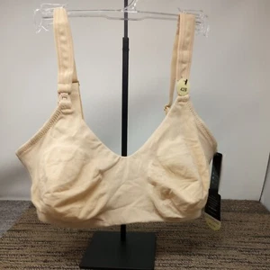 Q-T Intimates Women's Size 42B #33361 Ahead of the Curve Nursing Bra Nude NWT - Picture 1 of 6