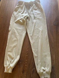 Lululemon Stretch hoch geschnittene Jogginghose Damen Gr. 6 echt beige schweißableitend sportlich - Bild 1 von 4