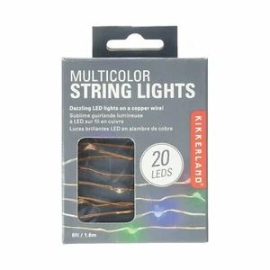 Kikkerland Cadena de Luces Multicolor Batería LED Hadas Luces Fiesta Decoración del Hogar - Imagen 1 de 2