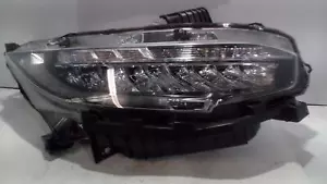HONDA CIVIC 10TH GEN 05/2016-08/2021 RIGHT FRONT HEAD LIGHT SEDAN LED TYPE - Picture 1 of 12