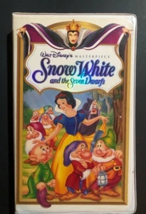 Disney 1994 Rare Pristine Snow White And The Seven Dwarfs Masterpiece VHS 1524 - Picture 1 of 8