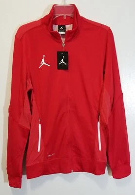 МАЛЕНЬКИЙ 🔥Nike Мужская Air Jordan полета команды Dri-Fit куртка на молнии 696736-657 $90 - Изображение 1 из 4