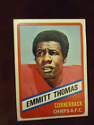 1976 Wonder Bread Emmitt Thomas Football Card # 22 Card Kansas City Chiefs CB