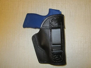 Fits SIG P365 IWB leather holster, right or left hand ambidextrous - Picture 1 of 5