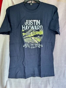 2019 Justin Hayward All The Way Tour Tultex Large - Picture 1 of 4