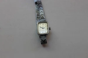 Cocktail Watches for Women Vintage Seagull 17 Jewels Mechanical Silver Tone Arab - Picture 1 of 11