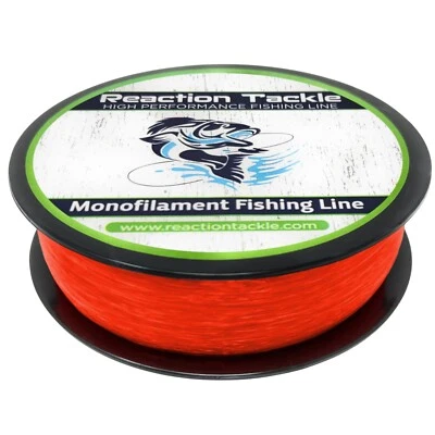 Línea de pesca monofilamento Reaction Tackle - Nylon / Mono varios tamaños y colores Foto 1 de 4