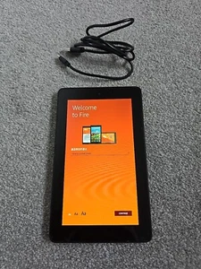 Amazon Kindle Fire 7 8gb WiFi (5th Generation) SV98LN-Black - Picture 1 of 4