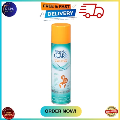 Static Guard Fresh Linen Scent Spray, 5.5 oz
