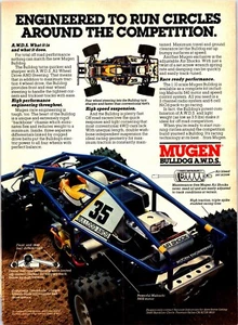 Mugen Bulldog AWDS RC Car Print Ad Ephemera Wall Art Decor 1/10 Competition - Picture 1 of 1