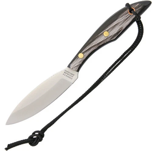Grohmann Original Design Fixed Knife 4" Stainless Steel Full Blade Horn Handle - Image 1 of 1