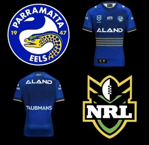 Parramatta Eels NRL RUGBY LEAGUE Replica 2024 Home Jersey - FAST POSTAGE LARGE - Picture 1 of 5