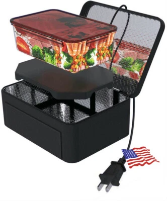 MINI Lonchera Calefacción Eléctrica Portátil Calentador de Alimentos 110v Contenedor Hogar Foto 1 de 4