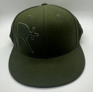 Size 7.5. / 7 1/2 Rocawear Khaki Green Embroidered Logo Ball Hat Cap New - Picture 1 of 6