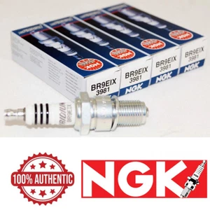 4 X New NGK IRIDIUM IX Resistor Performance Power Spark Plugs BR9EIX / 3981 - Picture 1 of 1