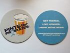 Beer Collectible Coaster ~ PINTS FOR PROSTATES Awareness Educational Campaign +