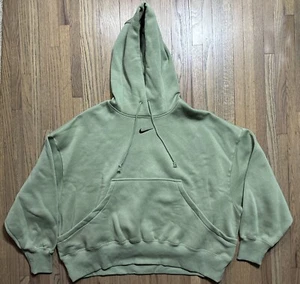 Nike Center Swoosh Hoodie Pistachio Sage Green Tea Jade Women’s SZ L Oversize - Picture 1 of 13