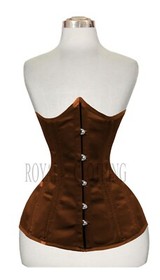 Heavy Duty 26 Double Steel Boned Waist Training Satin Underbust Corset 8422-S