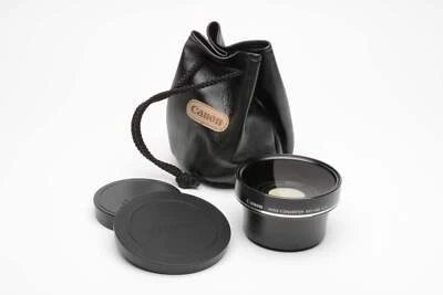 Lente convertidor ancho Canon WD-H58 (0,7X) 58 mm, + bolsa y tapas Foto 1 de 4