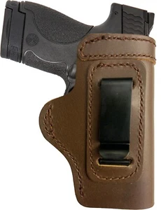PRO CARRY EZ Leather Gun Holster For Glock Ruger Taurus S&W Springfield Beretta - Picture 1 of 2